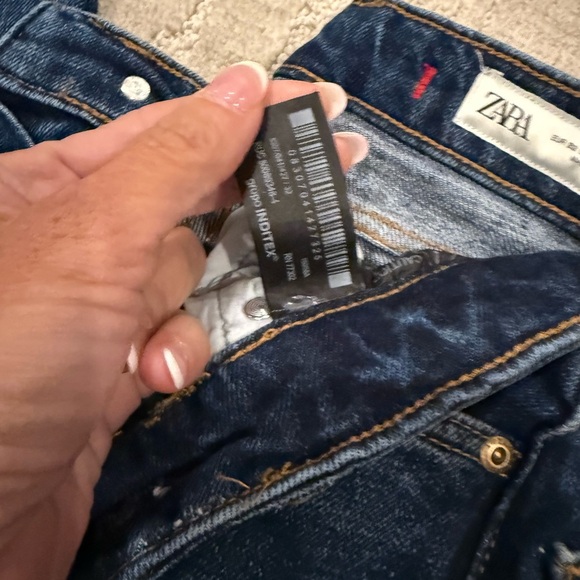 Zara‎ Blue Straight Leg Jeans Classic Style - Picture 8 of 9